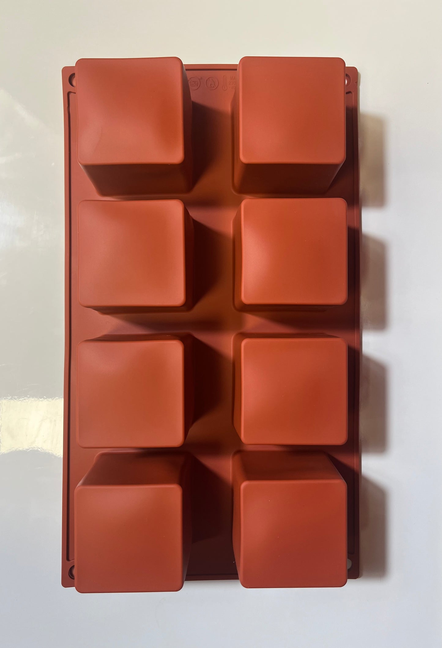 Moule silicone 8 gros cubes