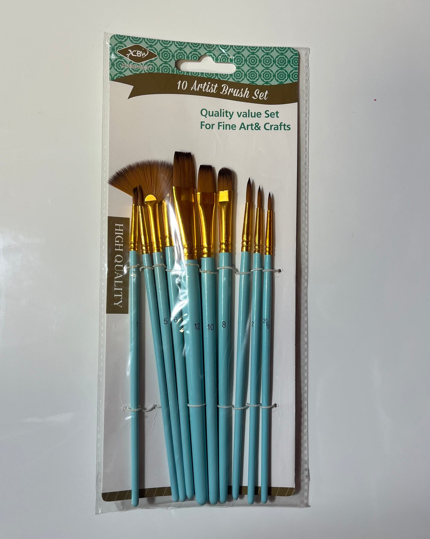 10 pinceaux alimentaires