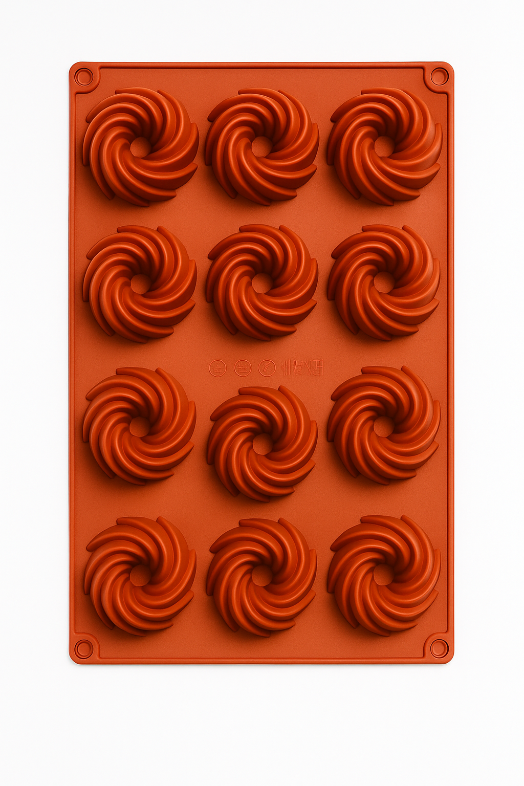 Moule silicone 12 tourbillons