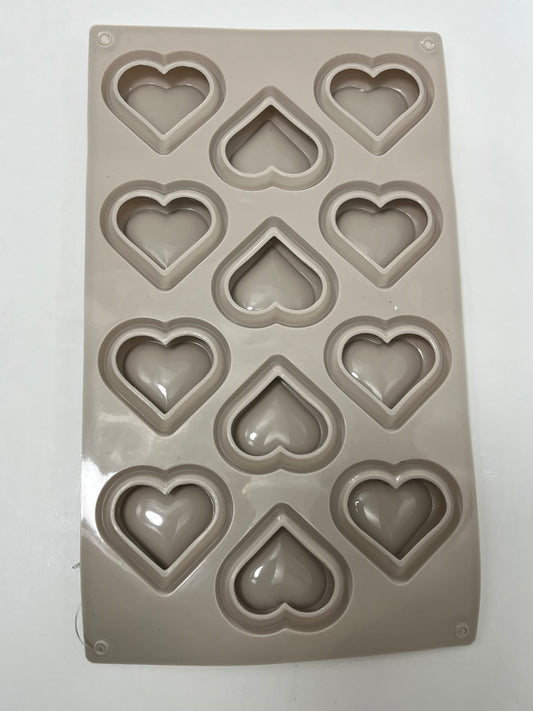 Moule silicone cœur