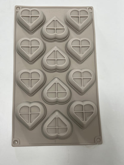 Moule silicone cœur