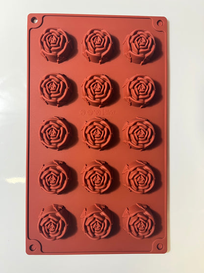 Moule silicone mini roses