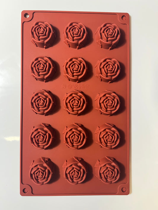 Moule silicone mini roses