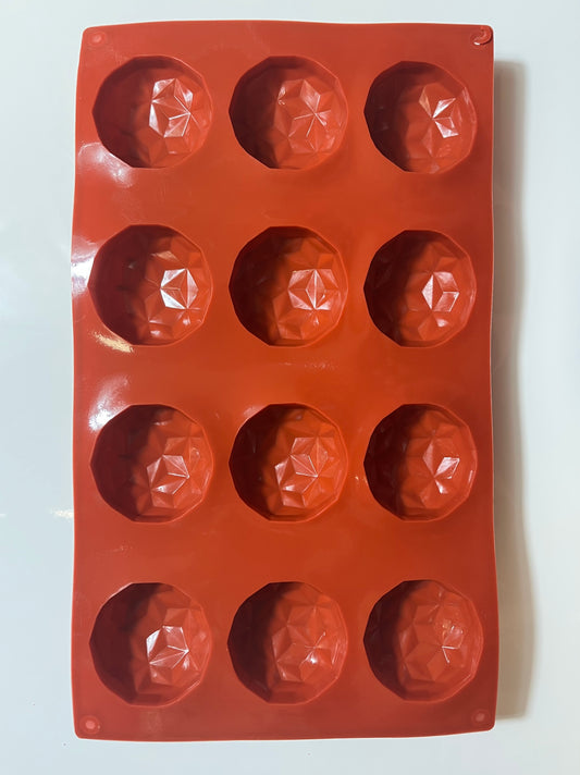 Moule silicone dôme diamant