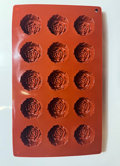 Moule silicone mini roses