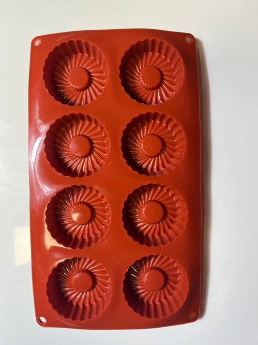 Moule silicone 8 tartelettes stillés