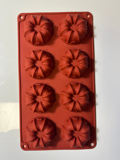 Moule silicone 8 couronnes