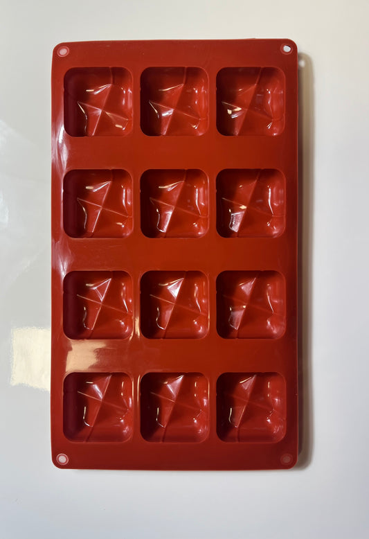 Moule silicone 12 carrés