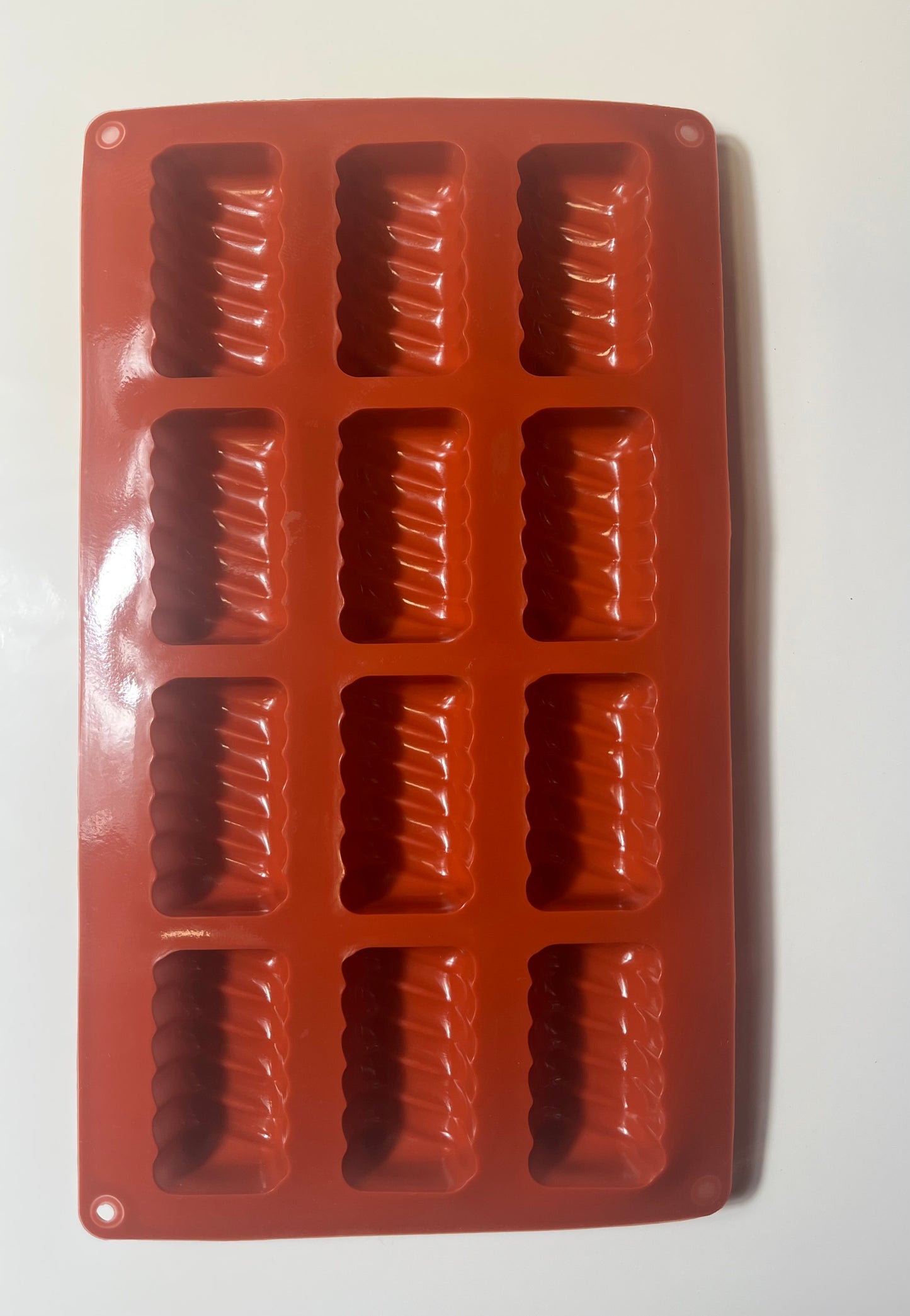 Moule silicone rectangle strillé