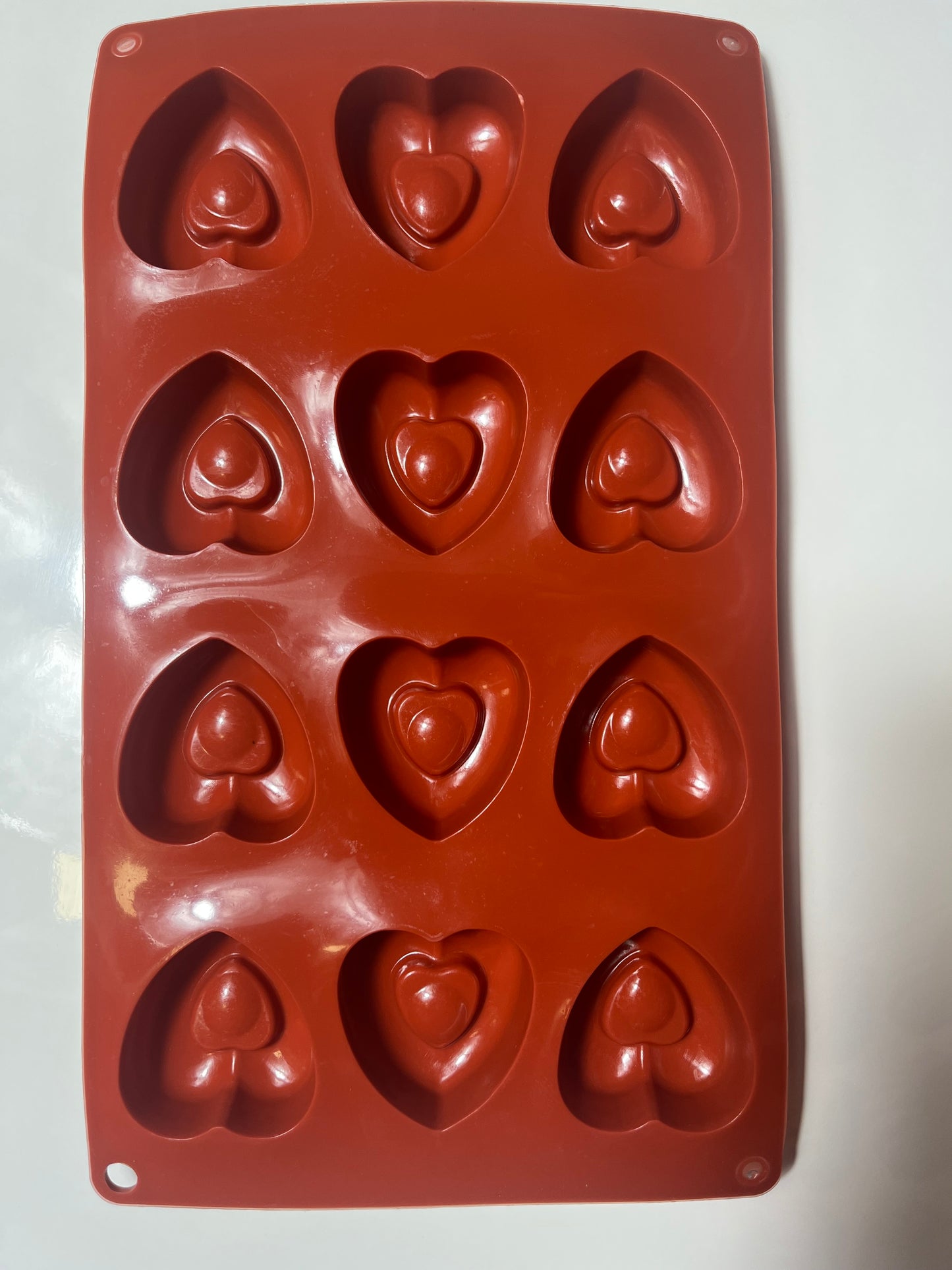 Moule silicone  12 savarin coeur