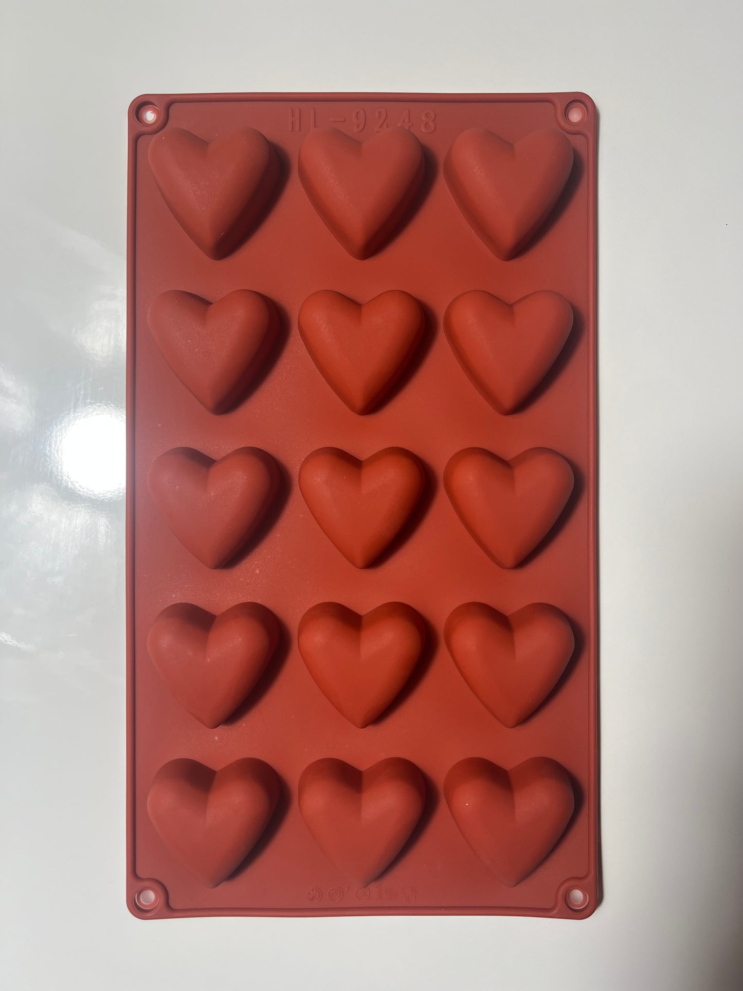 Moule silicone 15 cœurs