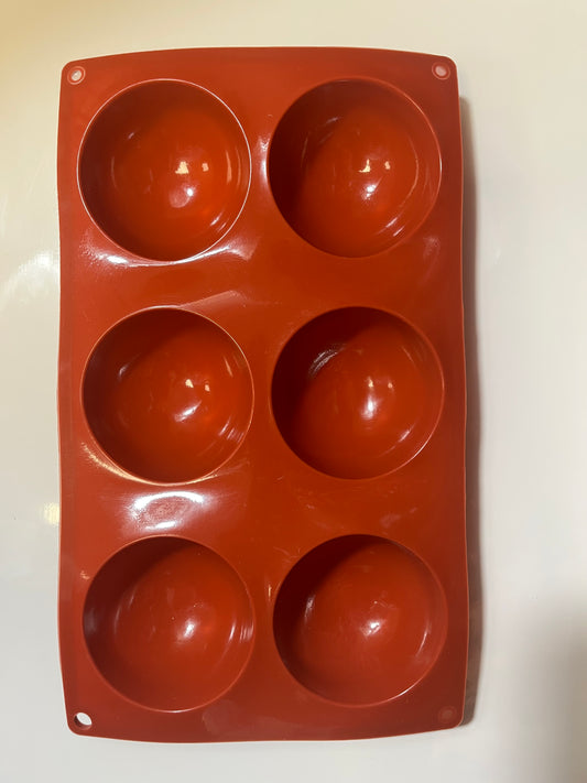 Moule silicone 6 grands dômes