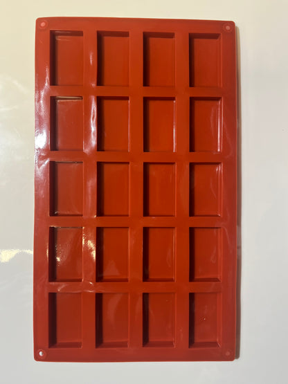 Moule silicone 20 rectangles