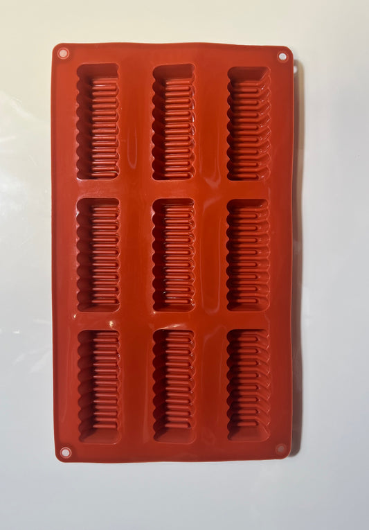 Moule silicone 9 fingers zizag