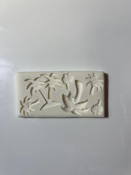 Moule silicone modelage palmier