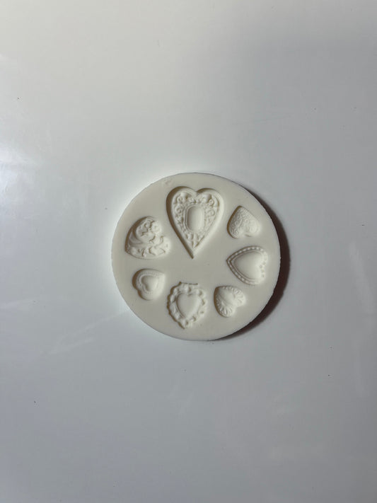 Moule silicone modelage cœur