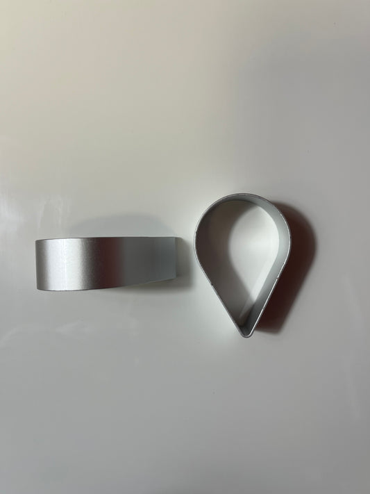 Emporte pièce Aluminium forme goutte.