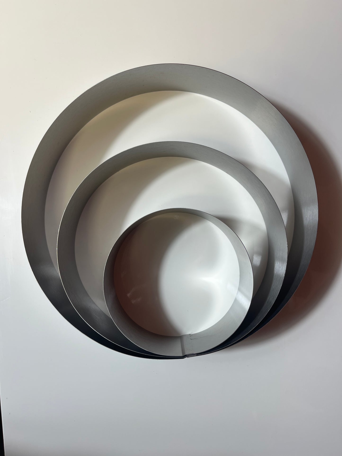 Lot 3 Cercles à entremet rond