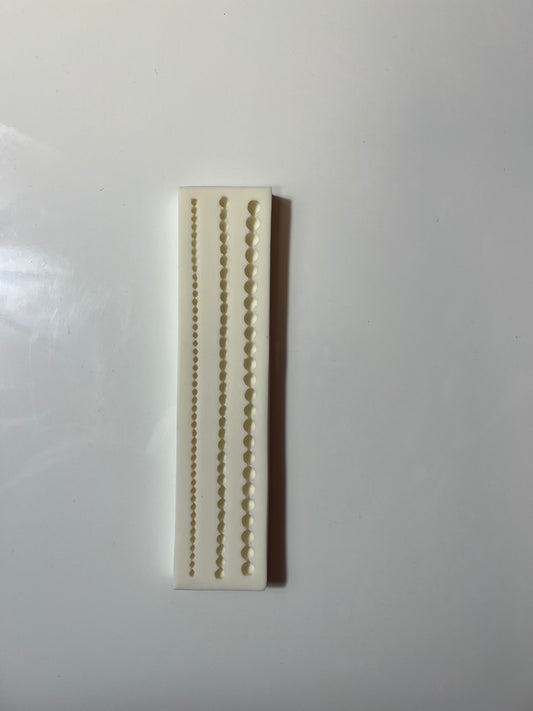 Moule silicone collier de  perles