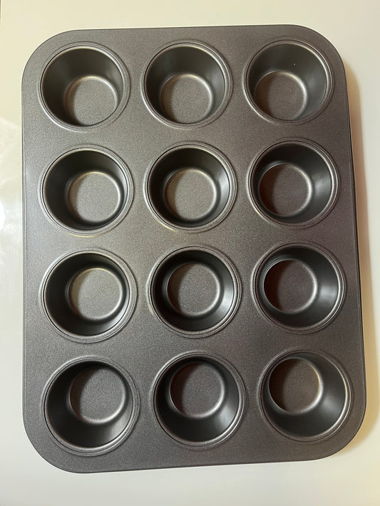 Moule muffins 12 cavités.