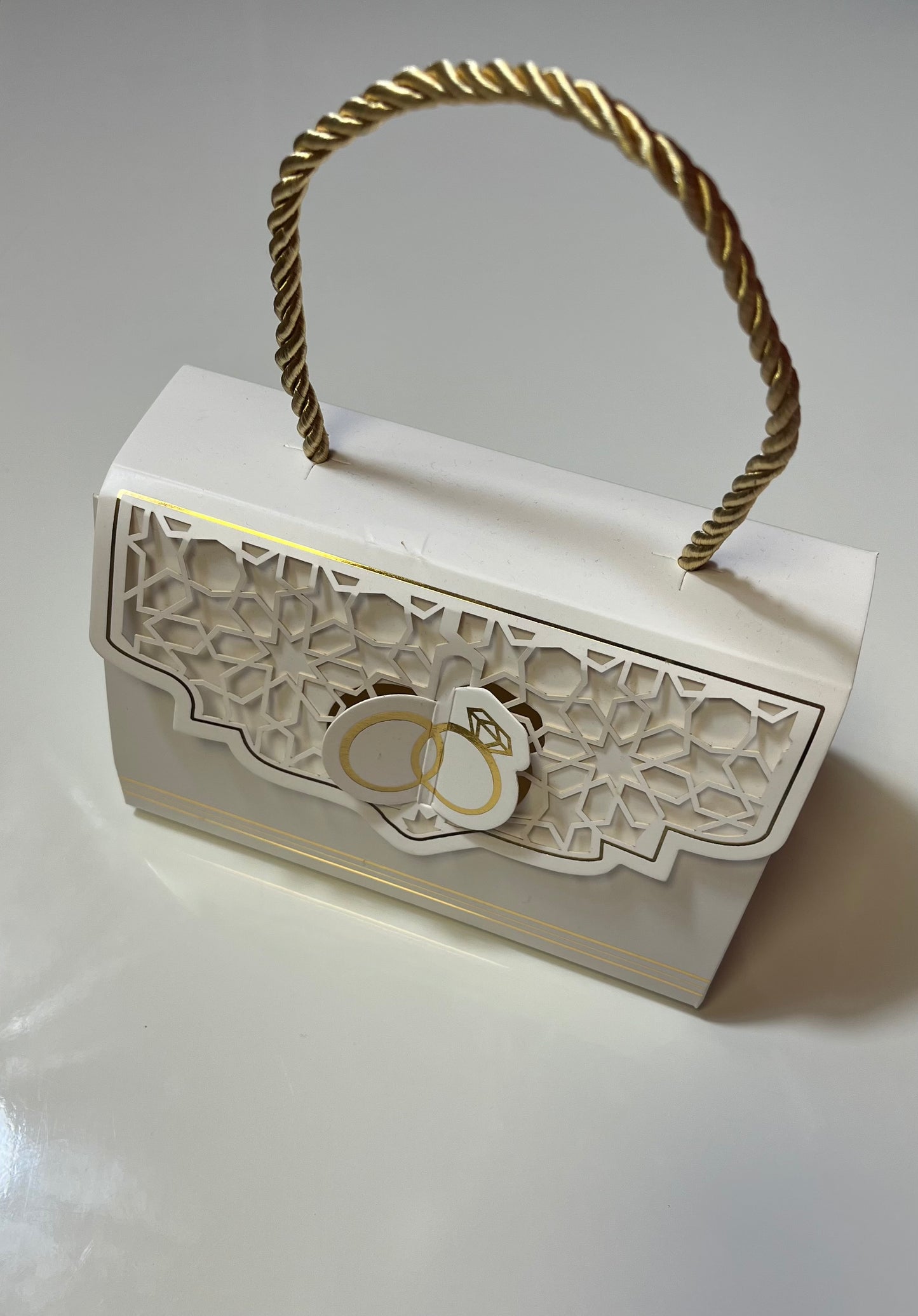 Lot 10 Boîtes à gâteaux mariage , alliance