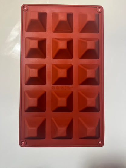 Moule silicone 15 pyramides